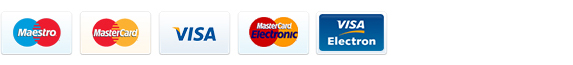 Maestro - MasterCard - Visa - MasterCard Electronic - Visa Electron