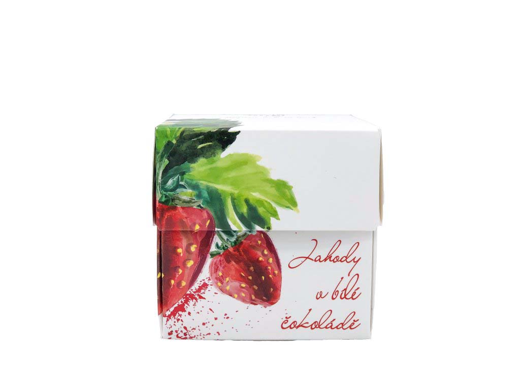 Freeze Dried Strawberries in White Chocolate, 110 g