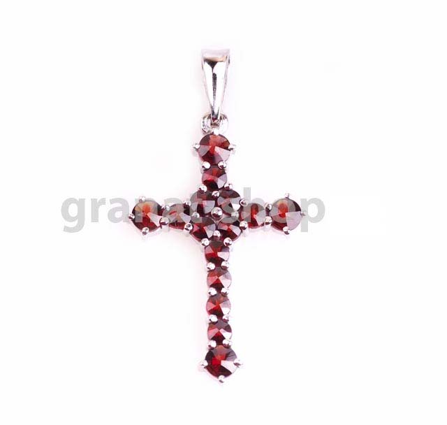   Bohemian Garnet Cross