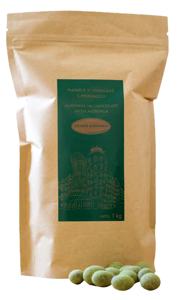 Almonds in Dark Chocolate and Moringa 1 kg